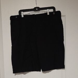 George Black Cotton-Blend Shorts Size 18